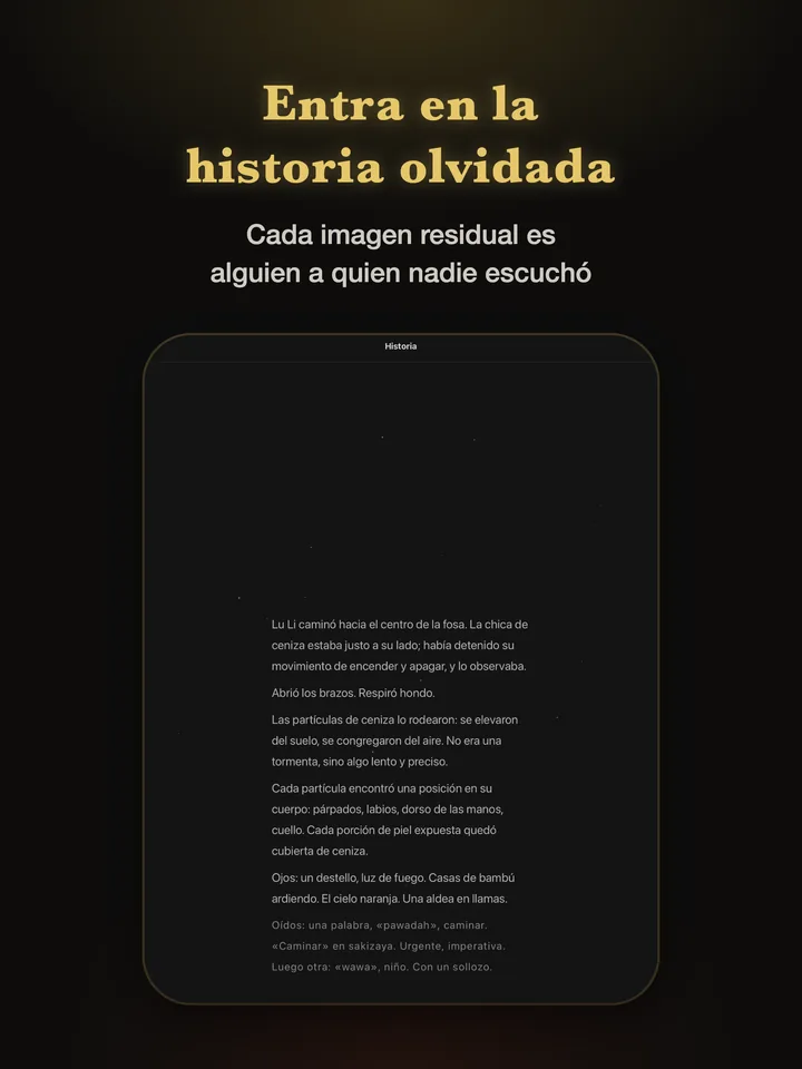Crónica de Lu Li — Texto que actúa